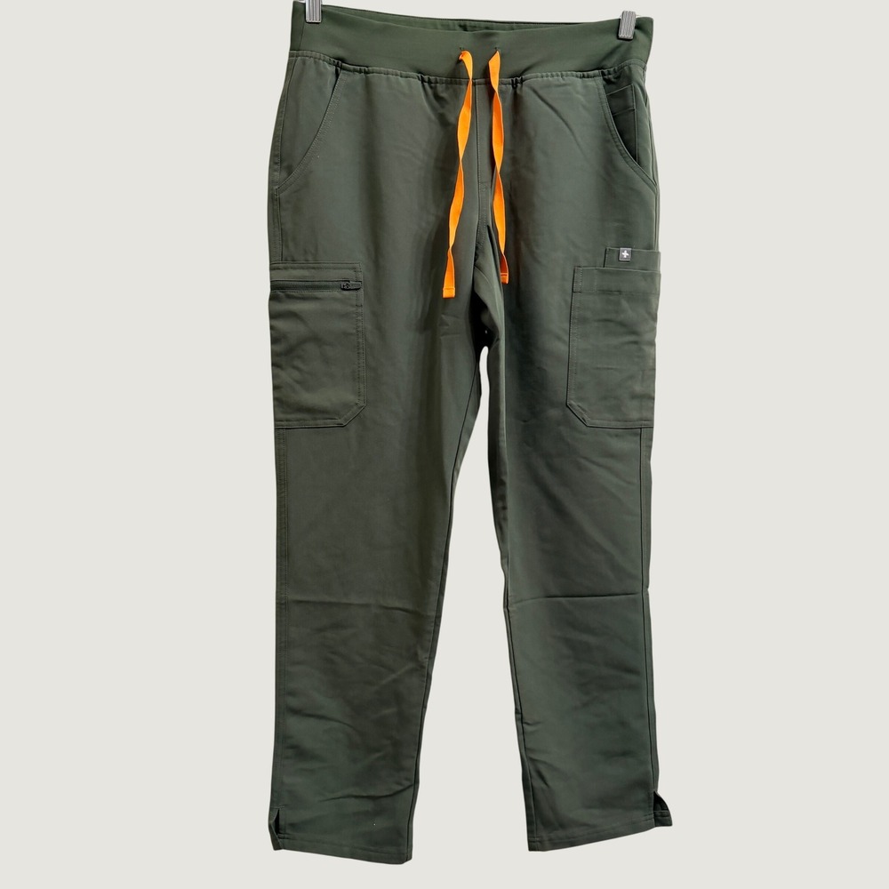 FIGS Yola Scrub Pants Womens Medium in Olive Green (Maybe Moss)